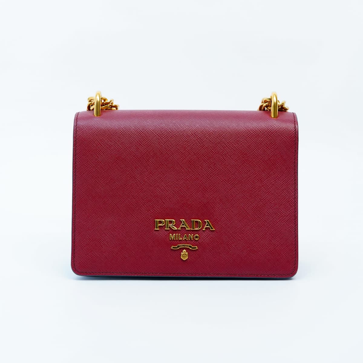 Prada Saffiano Leather Shoulder Bag – Bordeaux — photo 1 of 7