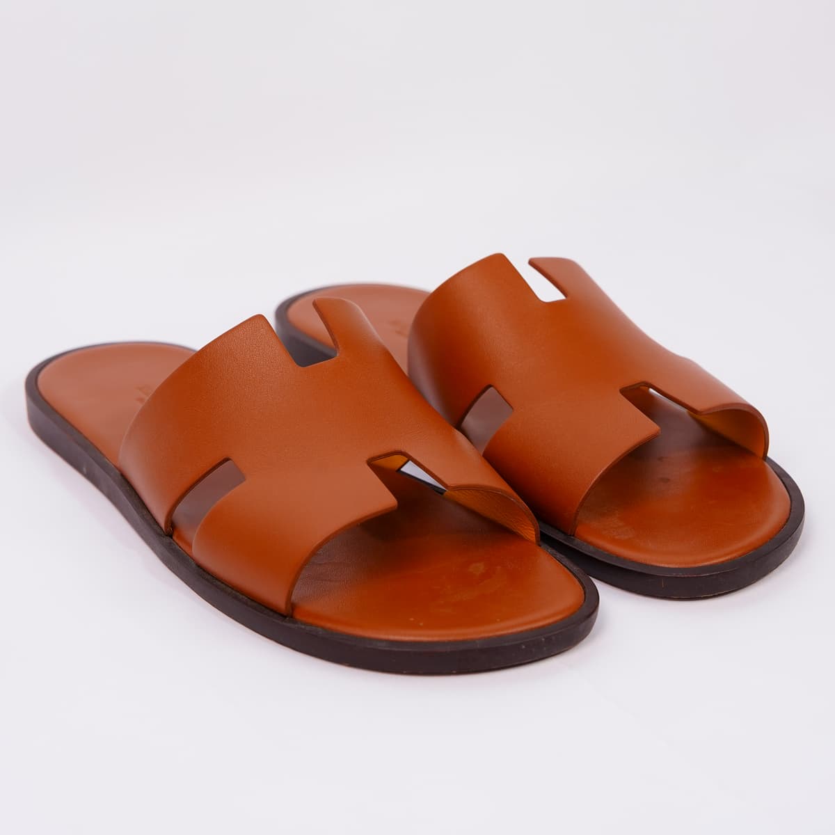 Hermes Paris Brown Slippers — photo 1 of 7