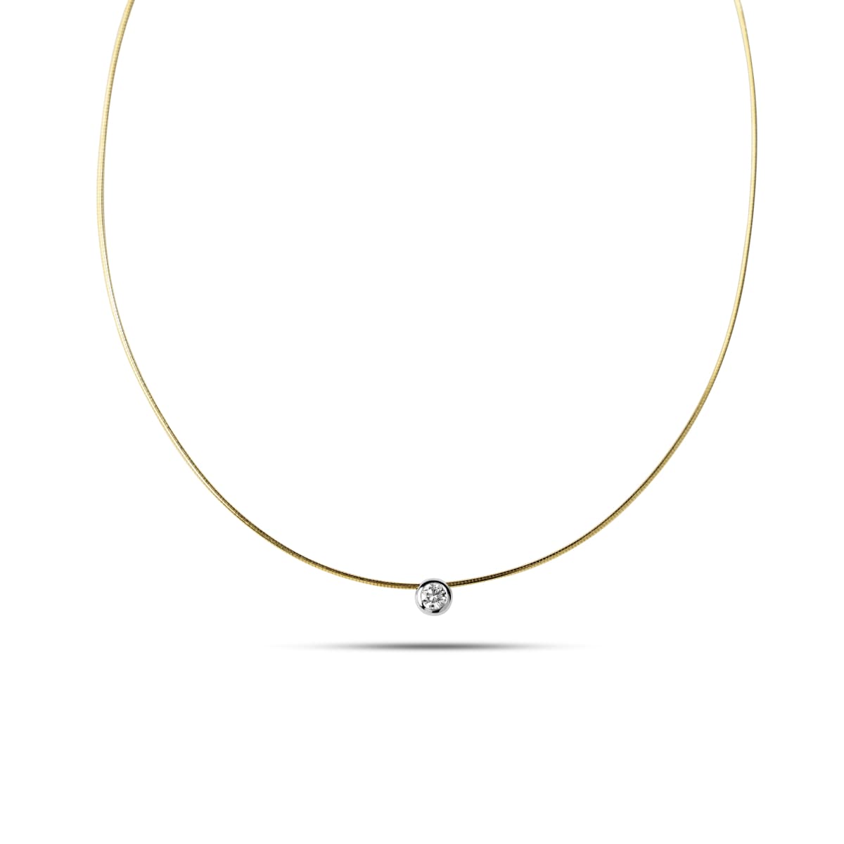 Bossert Kast Länge 42 cm 750 GG/WG 1 Br. W si 0,33ct. — photo 1 of 2