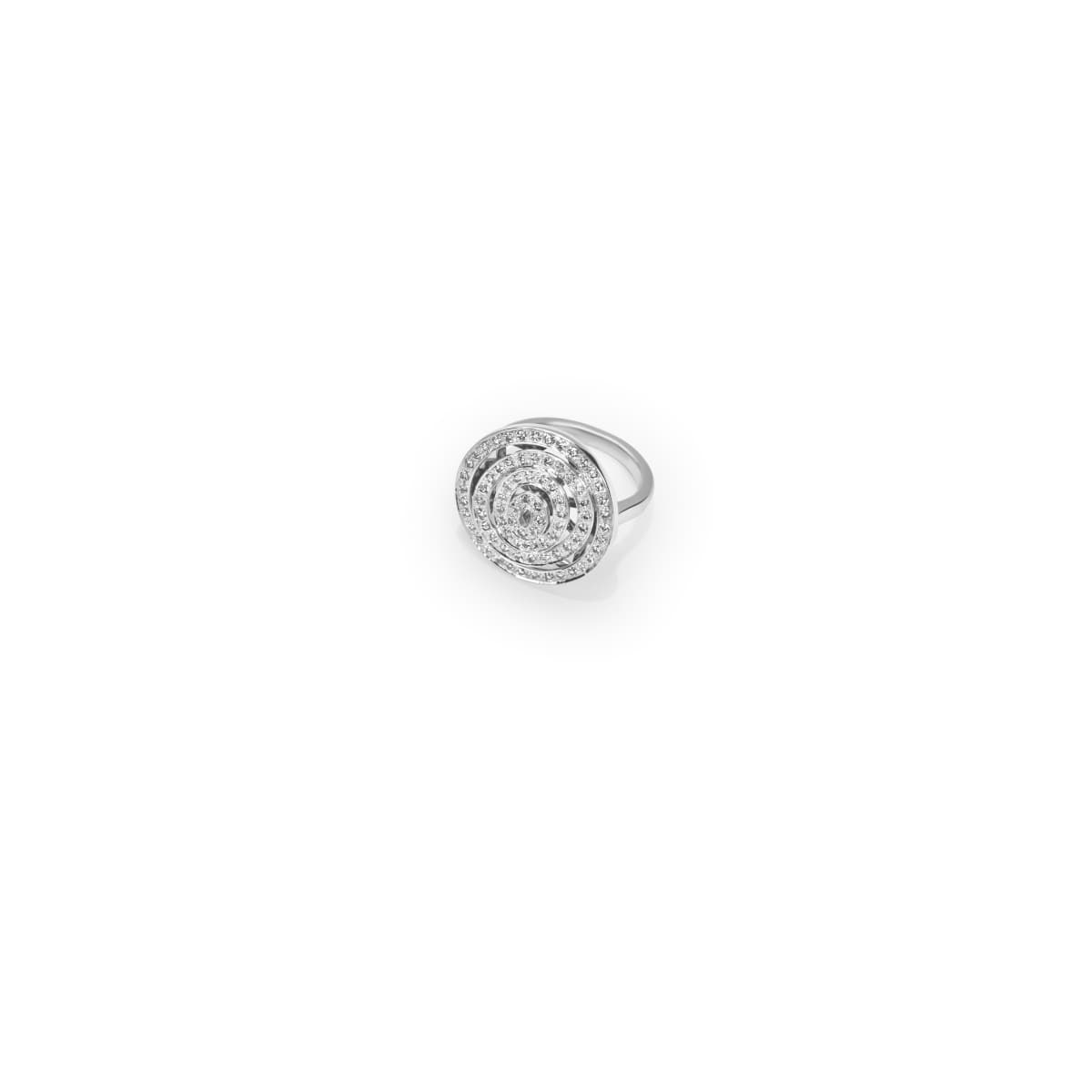 Karl Wolf Ring Kreislauf 750 Weißgold mit Diamanten TW / SI — photo 1 of 2