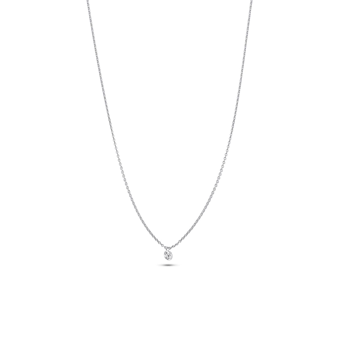 Bossert Kast Collier Weißgold Brillant 0,25 ct. 42cm — photo 1 of 3