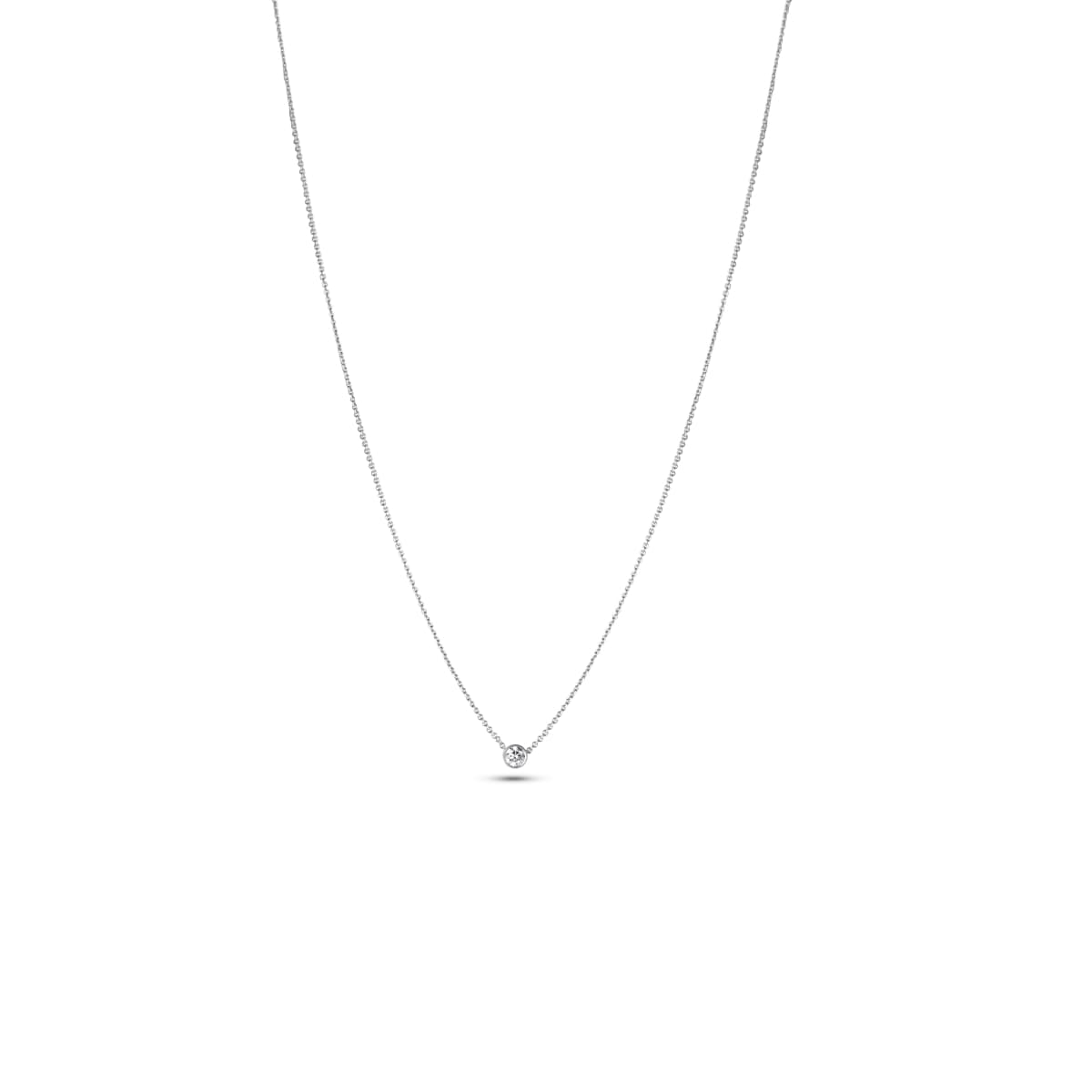 Bossert Kast Collier Weißgold Brillant 0,15 ct. 42cm — photo 1 of 3