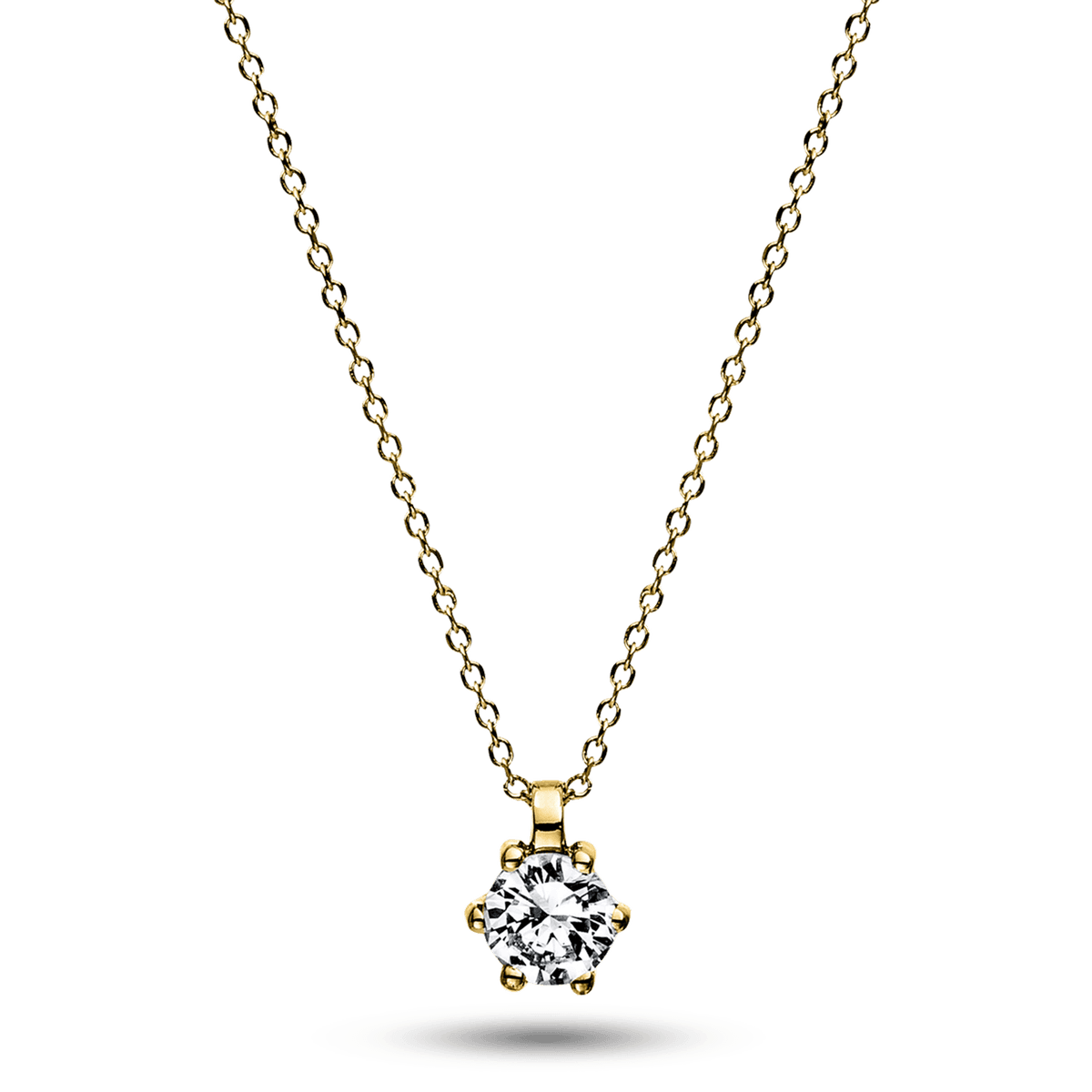 Diamonds Solitär Collier 6er-Krappe — photo 1 of 1