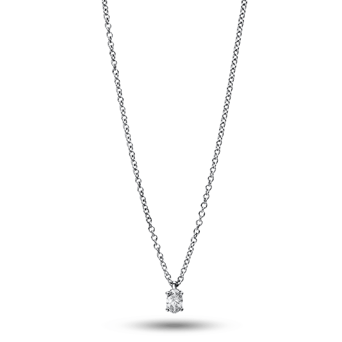 Diamonds Classic Collier 4er-Krappe Oval 0,09 ct. — photo 1 of 2