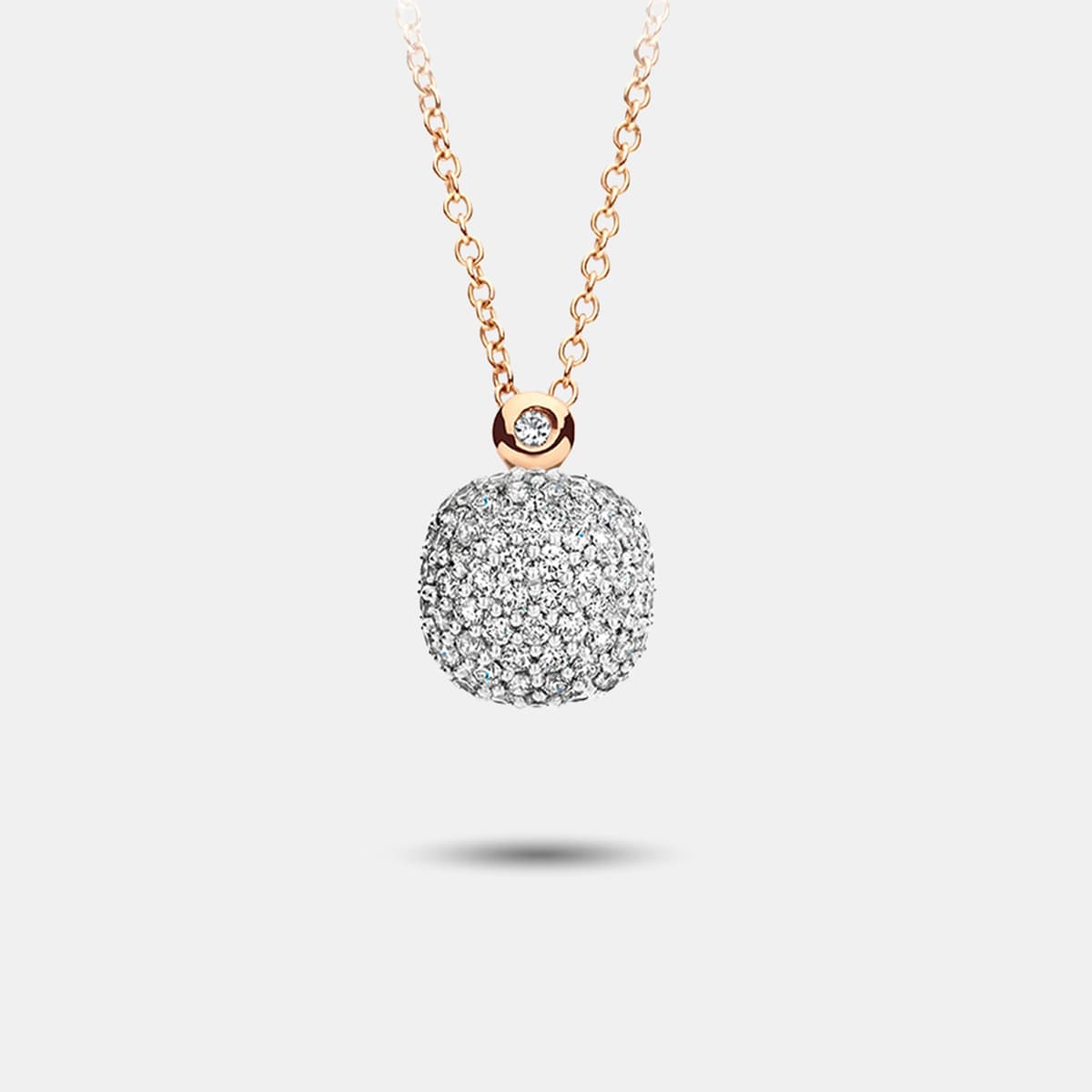 Bigli Mini Sweety Anhänger Klein mit weißen Diamanten — photo 1 of 2