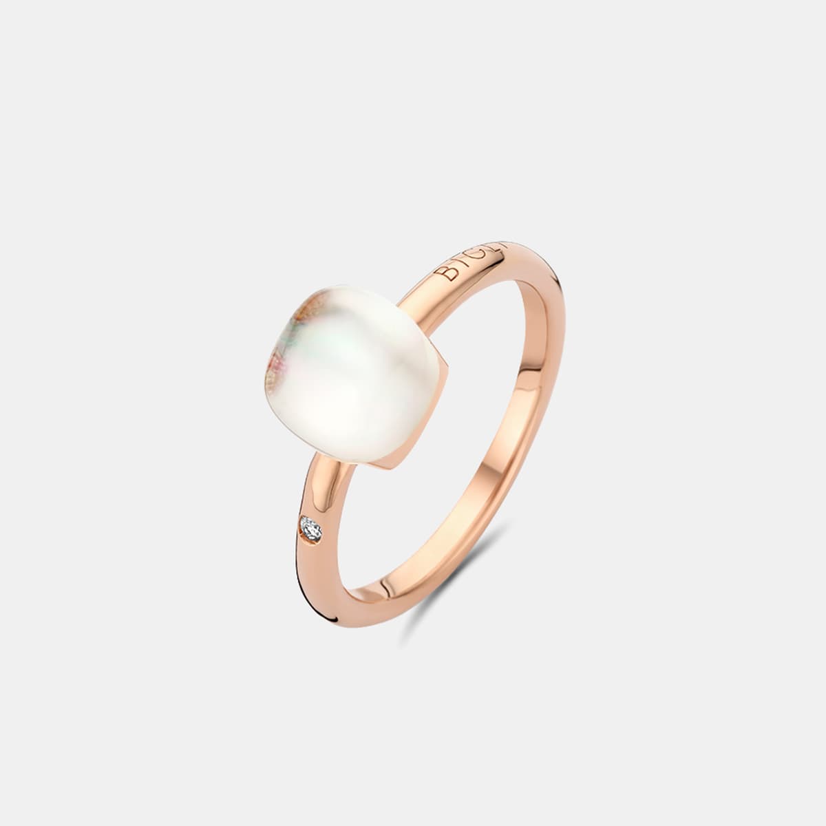 Bigli Mini Sweety Ring Klein mit Bergkristall — photo 1 of 3