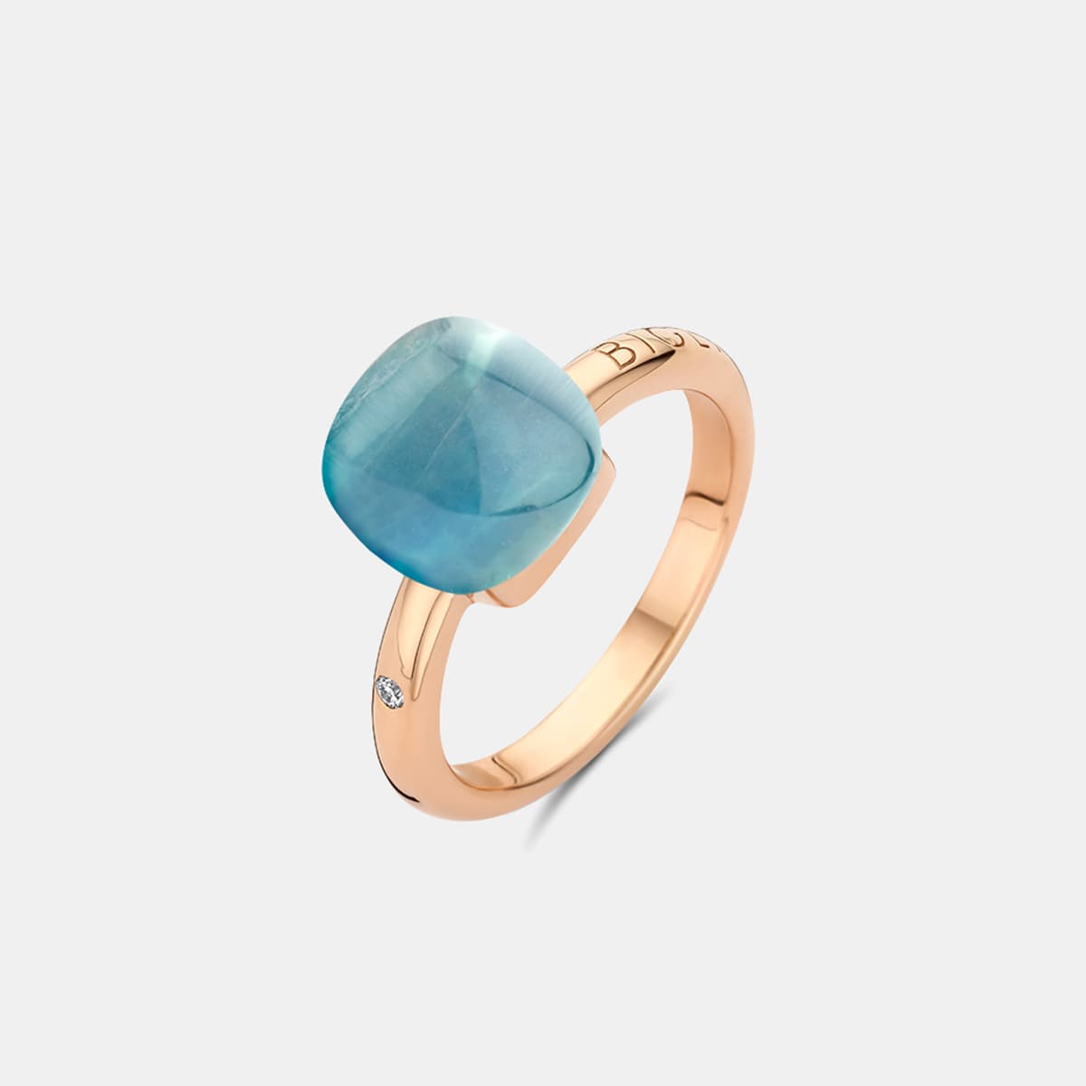 Bigli Mini Sweety Ring mit dunklem Apatit und Bergkristall — photo 1 of 4