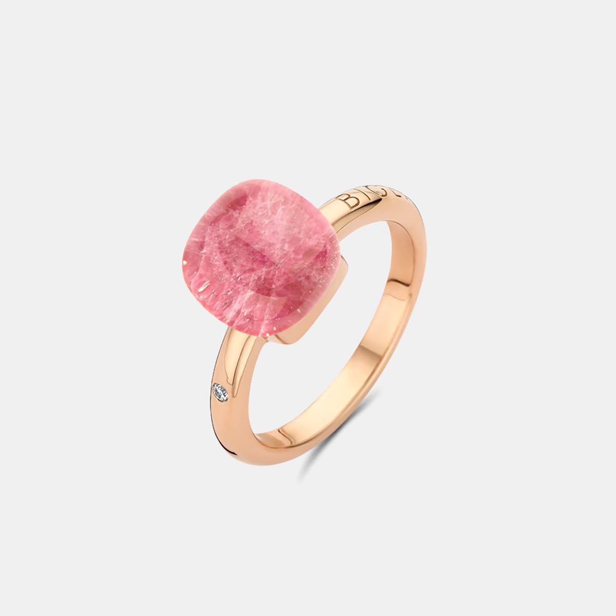 Bigli Mini Sweety Ring mit Rubin und Bergkristall — photo 1 of 4