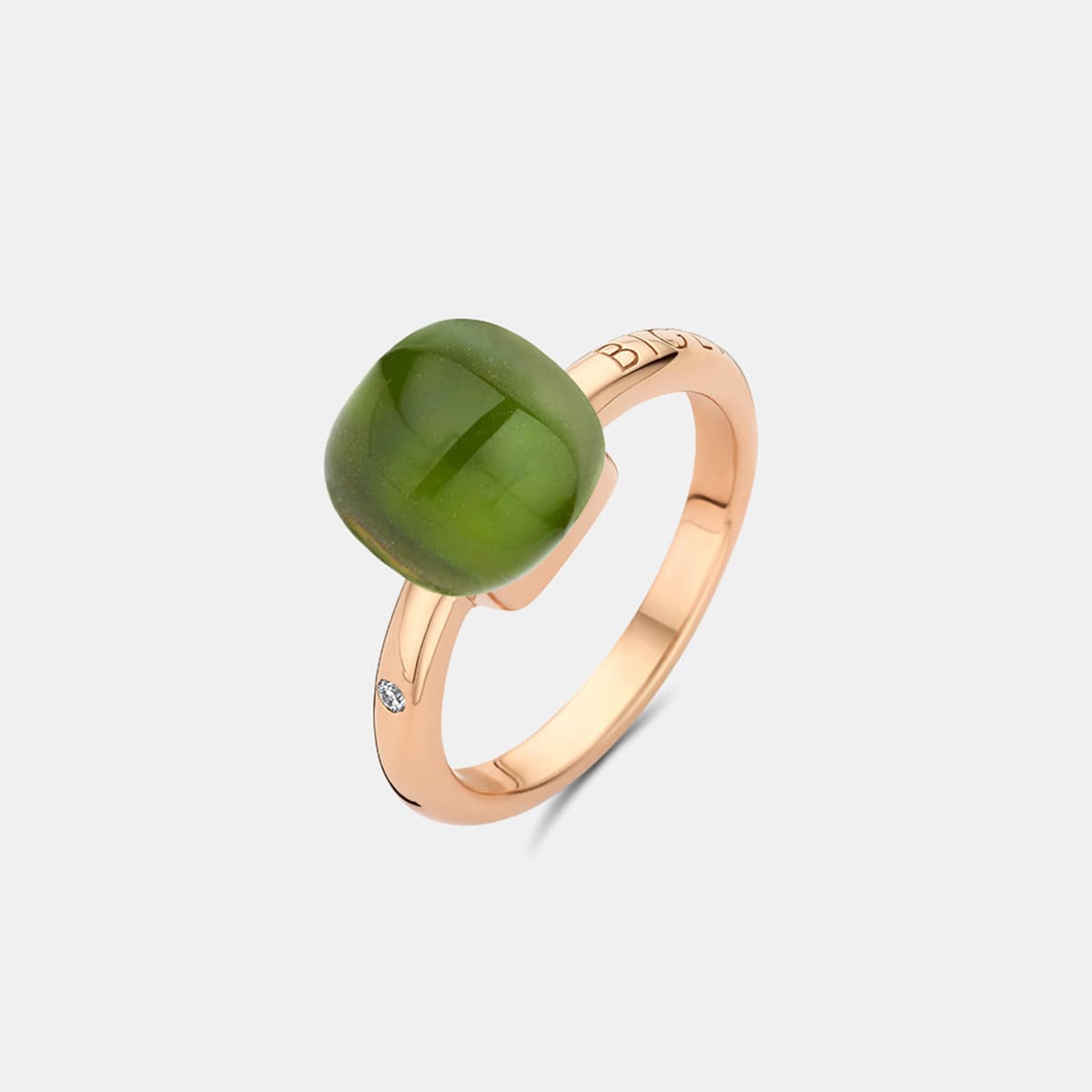 Bigli Mini Sweety Ring mit Turmalin und Perlmutt — photo 1 of 4