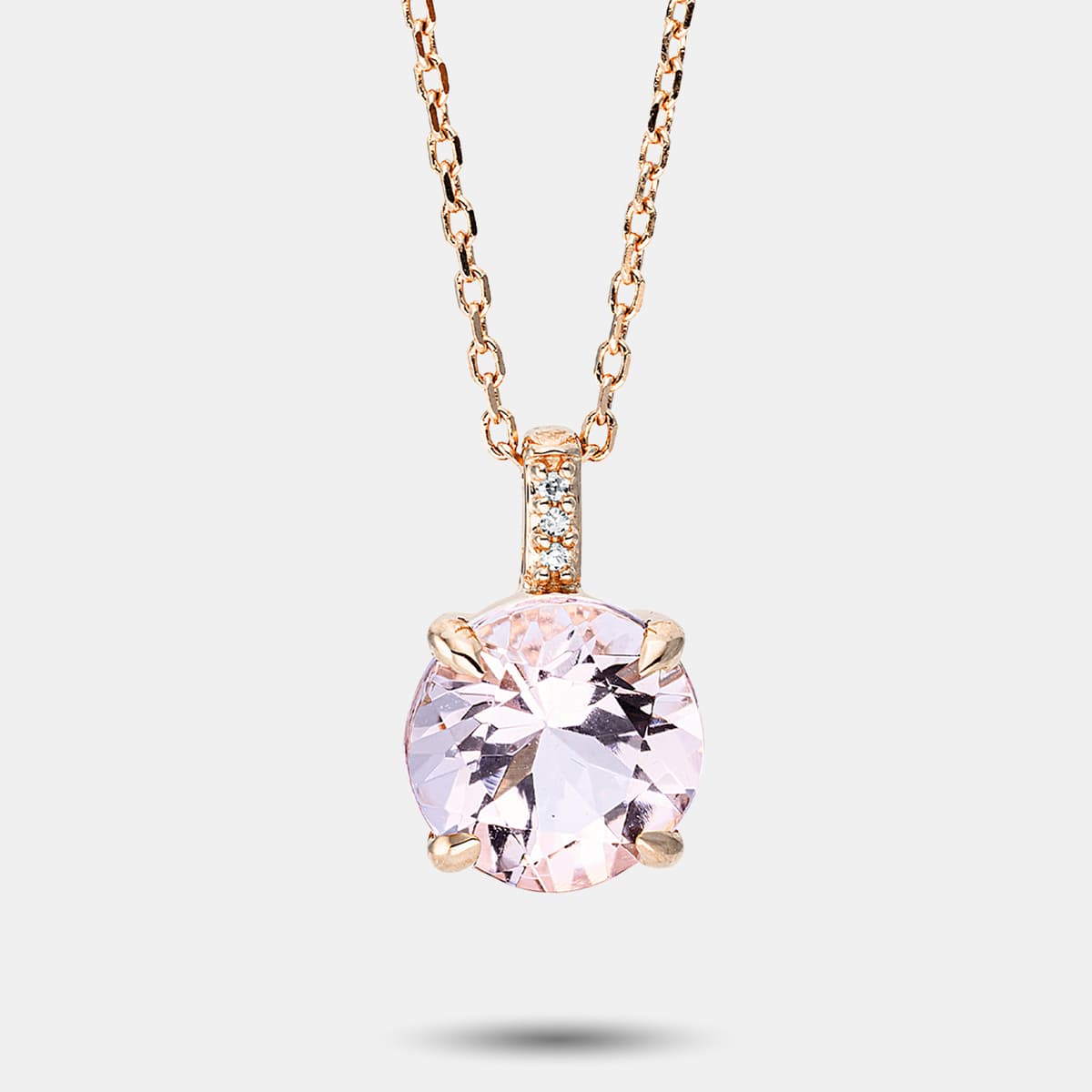 Diamonds Fashion Kette mit Anhänger mit Morganit — photo 1 of 1