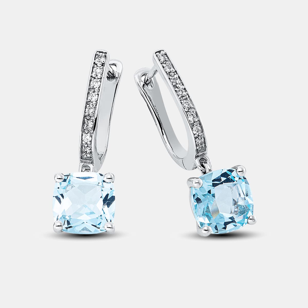 Diamonds Fashion Ohrringe mit Topas Sky Blue — photo 1 of 1