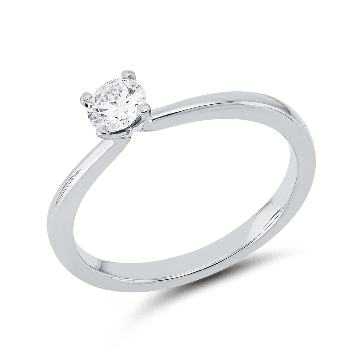 Diamonds Ring 4er Krappe 750 Weißgold 0,30 ct. — photo 1 of 1