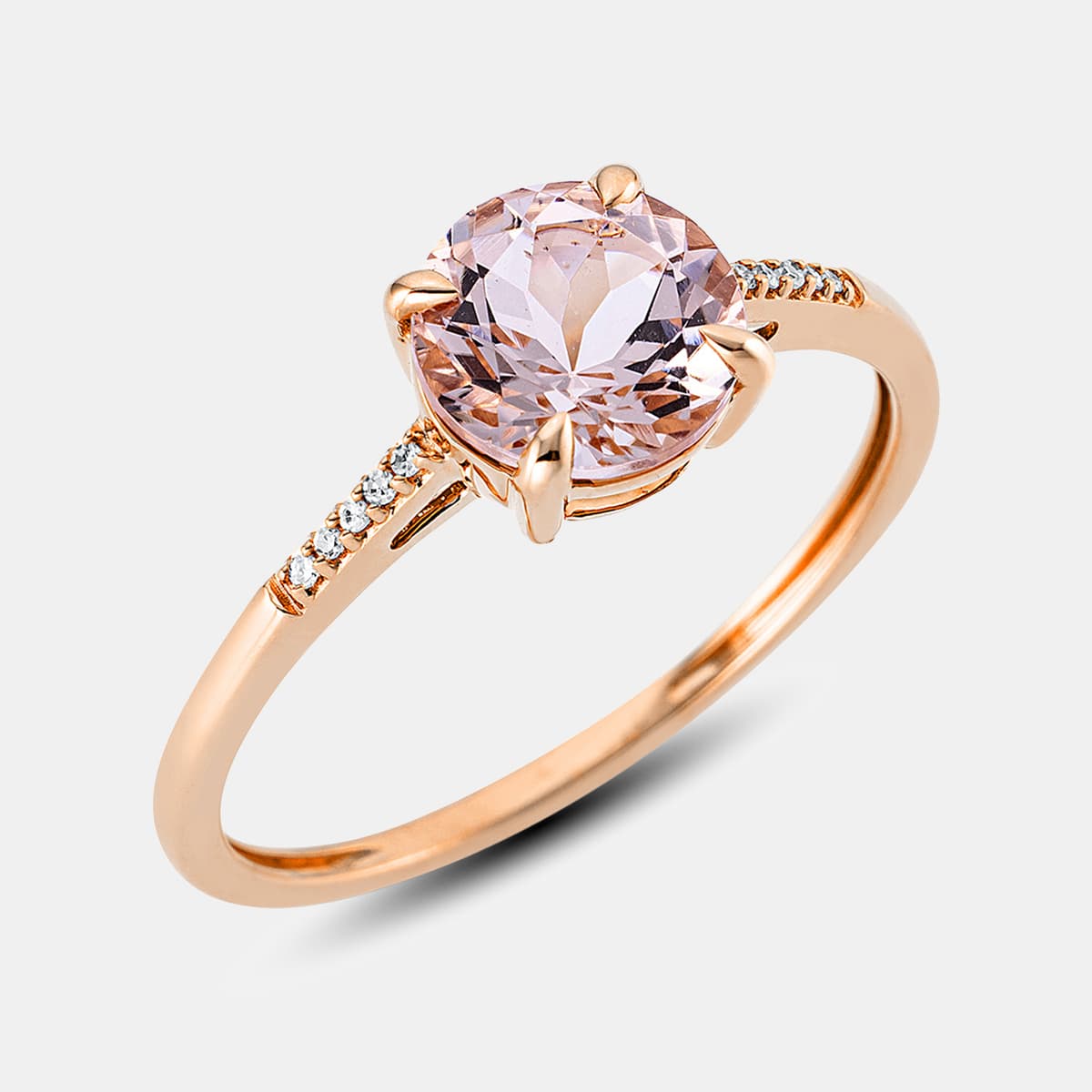Diamonds Fashion Ring mit Morganit — photo 1 of 1