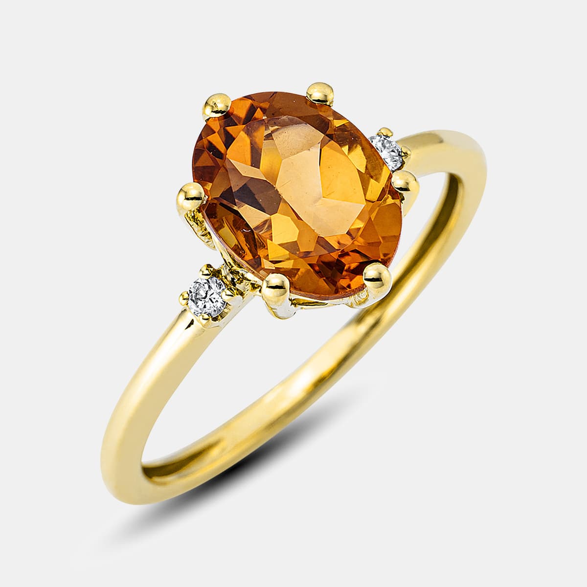 Diamonds Fashion Ring mit Citrin — photo 1 of 1