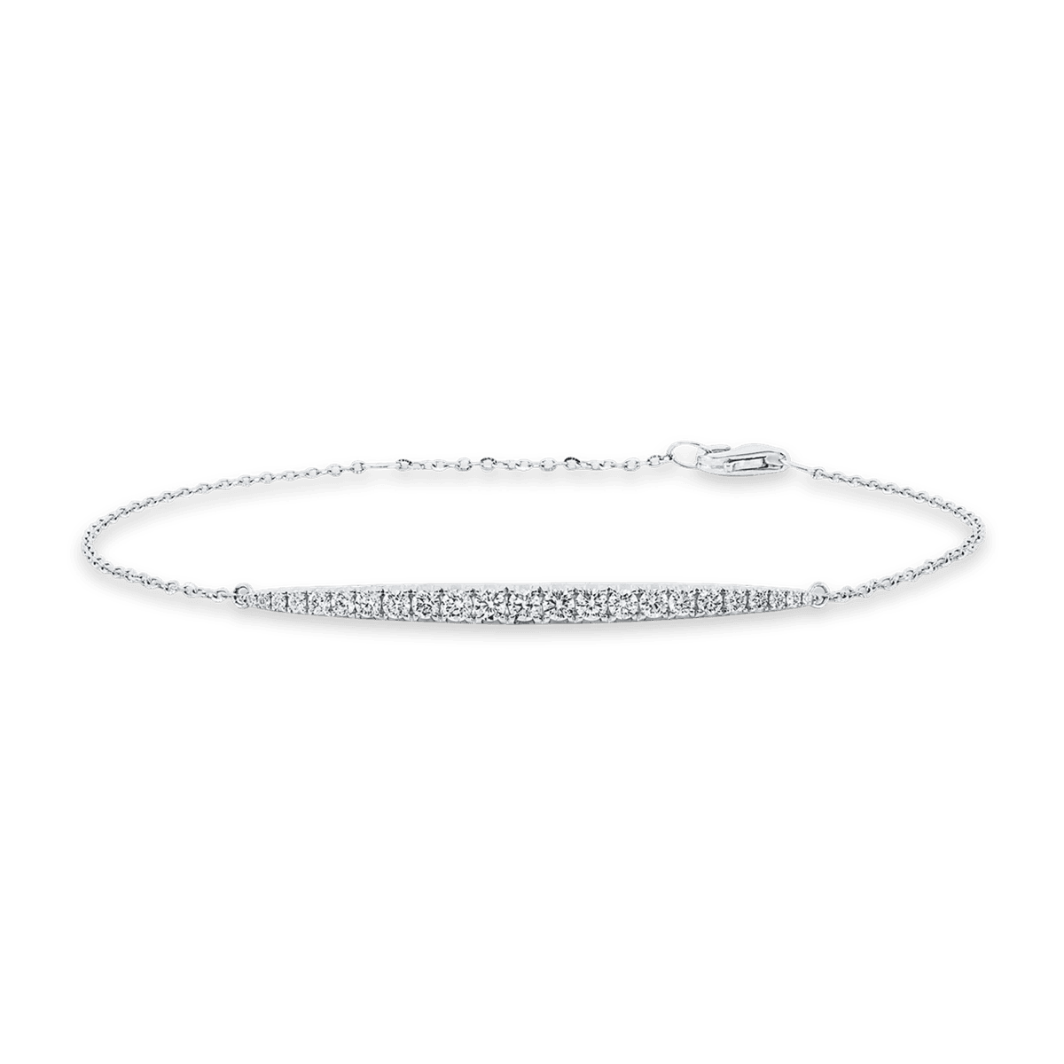 Diamonds Armband Weißgold 23 Brillanten 0,53 ct. — photo 1 of 1