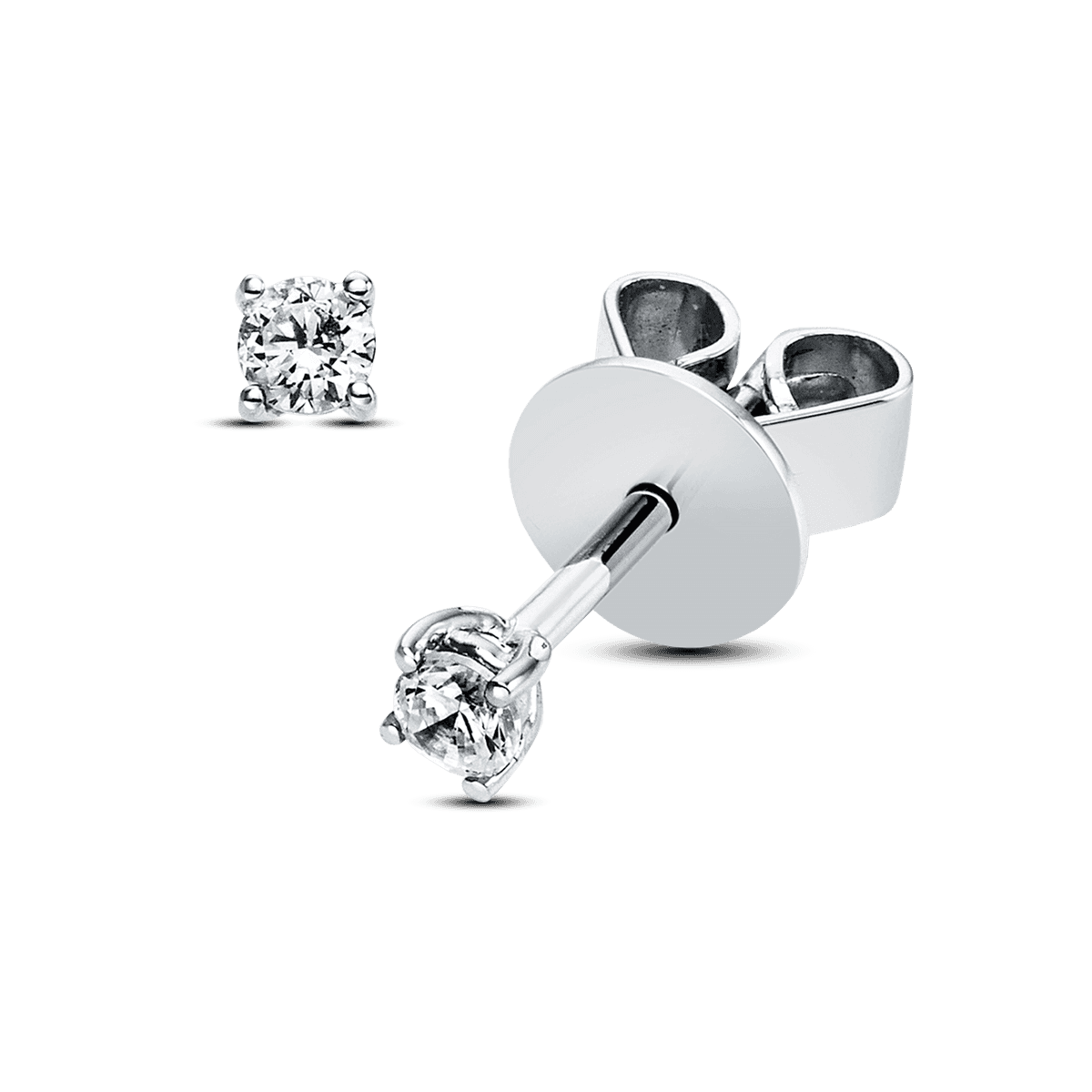 Diamond Solitär Classic Ohrstecker 4er-Krappe — photo 1 of 1
