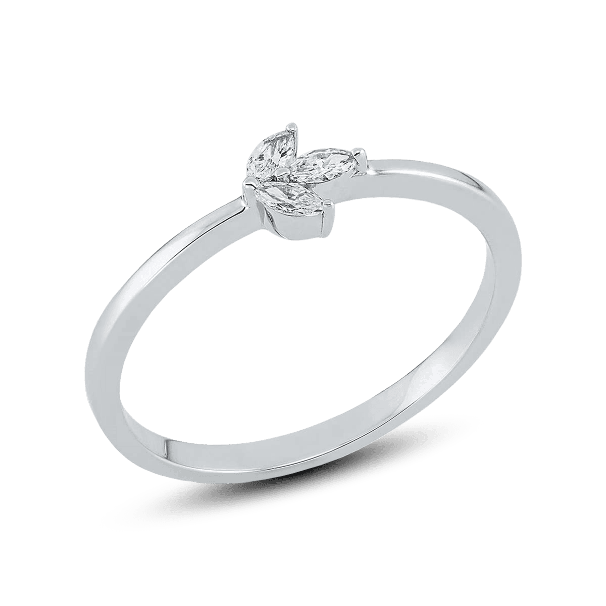 Diamonds Modern Ring Navette 0,10 ct. — photo 1 of 2