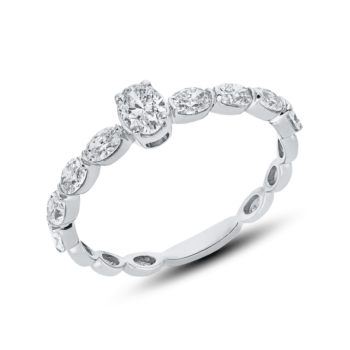 Diamonds Modern Ring Oval 0,82 ct. — photo 1 of 2