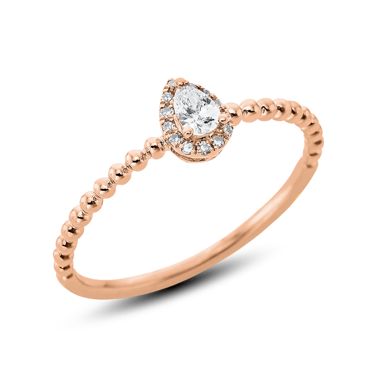Diamonds Modern Ring Tropfen 0,14 ct. — photo 1 of 2