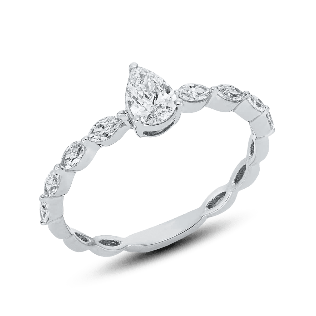 Diamonds Modern Ring Tropfen 0,62 ct. — photo 1 of 2