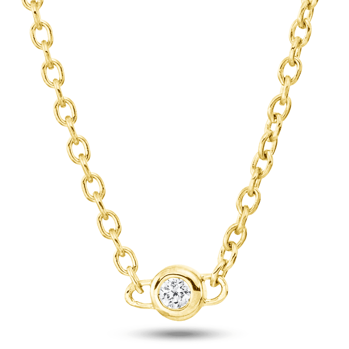 Diamonds Classic Collier Zarge Brillanten 0,08 ct. — photo 1 of 2