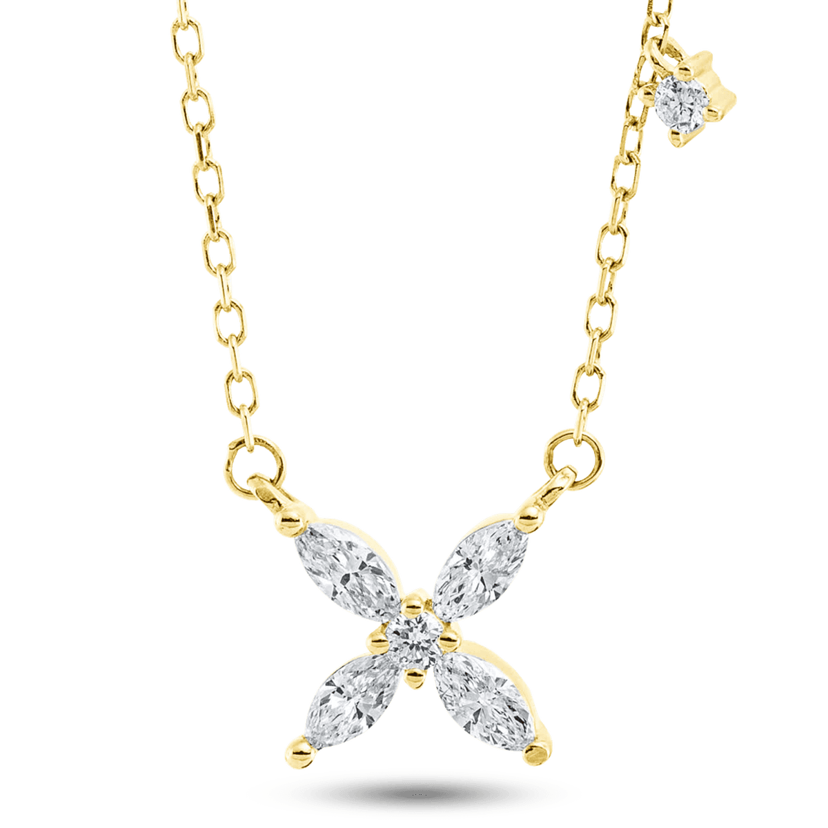 Diamonds Modern Collier Navette 0,18 ct — photo 1 of 1